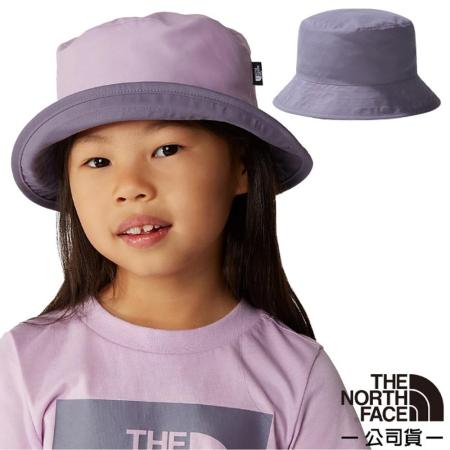 【美國 The North Face】兒童 雙面防曬遮陽帽.漁夫帽.休閒圓盤帽/7WHG-IFH 淺紫✿30E010
